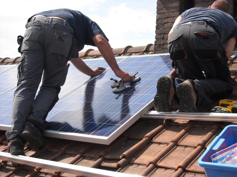 installatie zonnepanelen